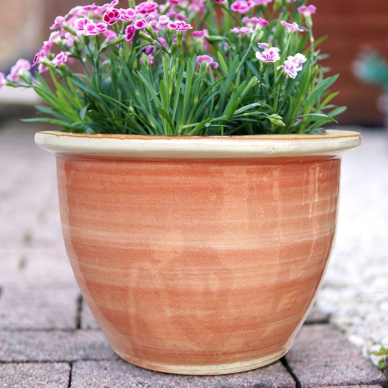Mims Glazed Outdoor Garden Pottery