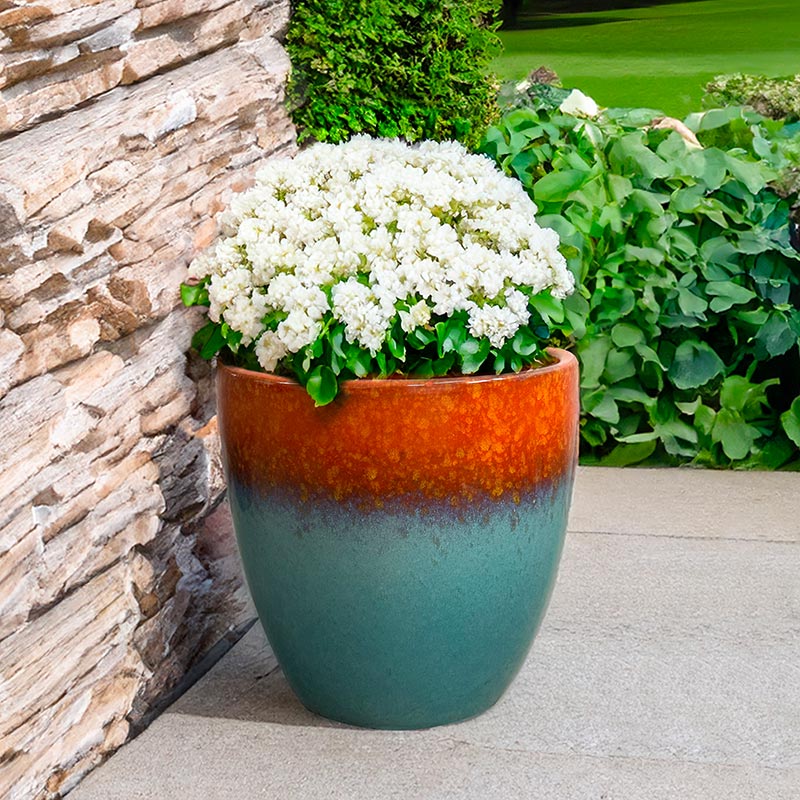 Mims Glazed Outdoor Garden Pottery